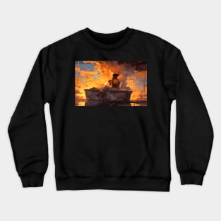 Watching the world burn Crewneck Sweatshirt